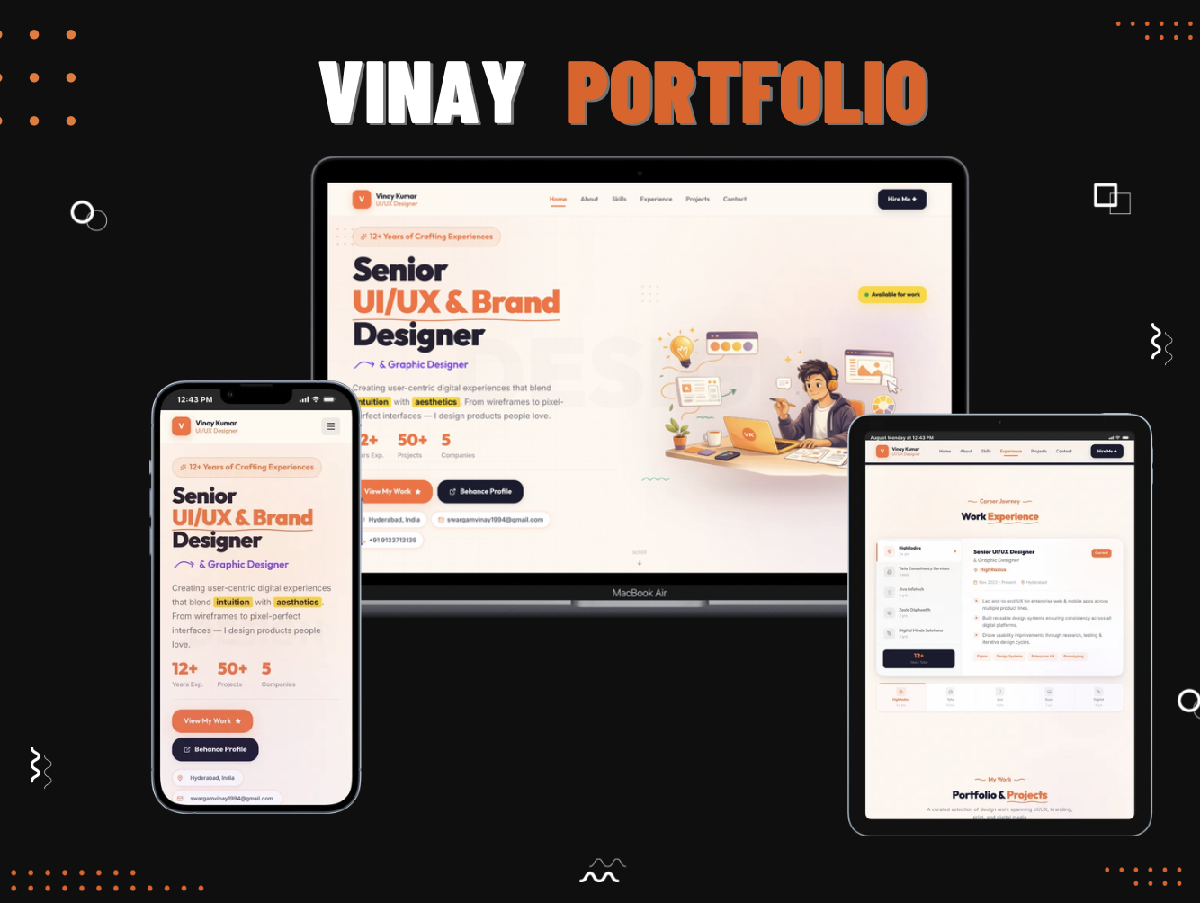 Vinay Kumar Swargam Portfolio